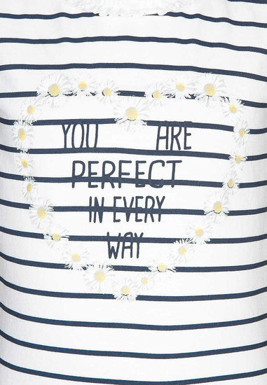 Blue Seven T-Shirt Meisjes Wit 