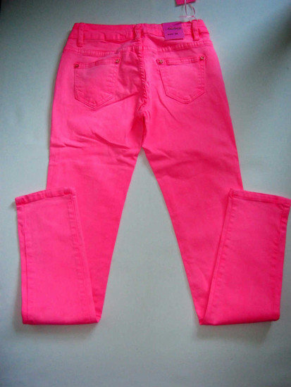 Fluor Skinny Pink L6039-4, maat 38