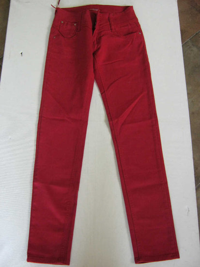 Gekleurde Skinny Rood, maat 40
