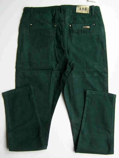 Gekleurde Skinny AQ19 Mosgroen, maat 42
