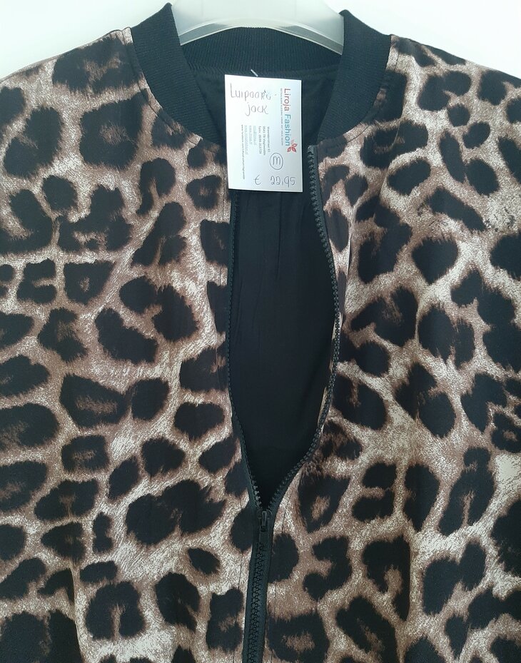 Bomberjack met Luipaarden print