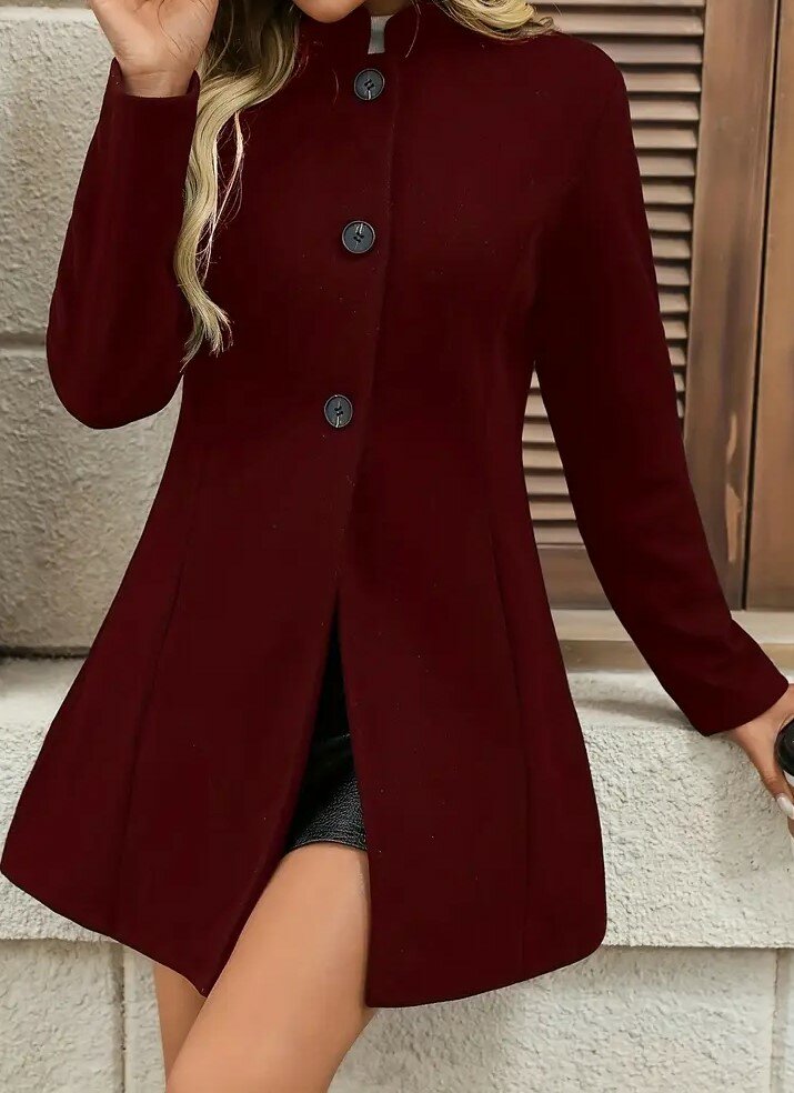 Winterjas Bordeaux Rood