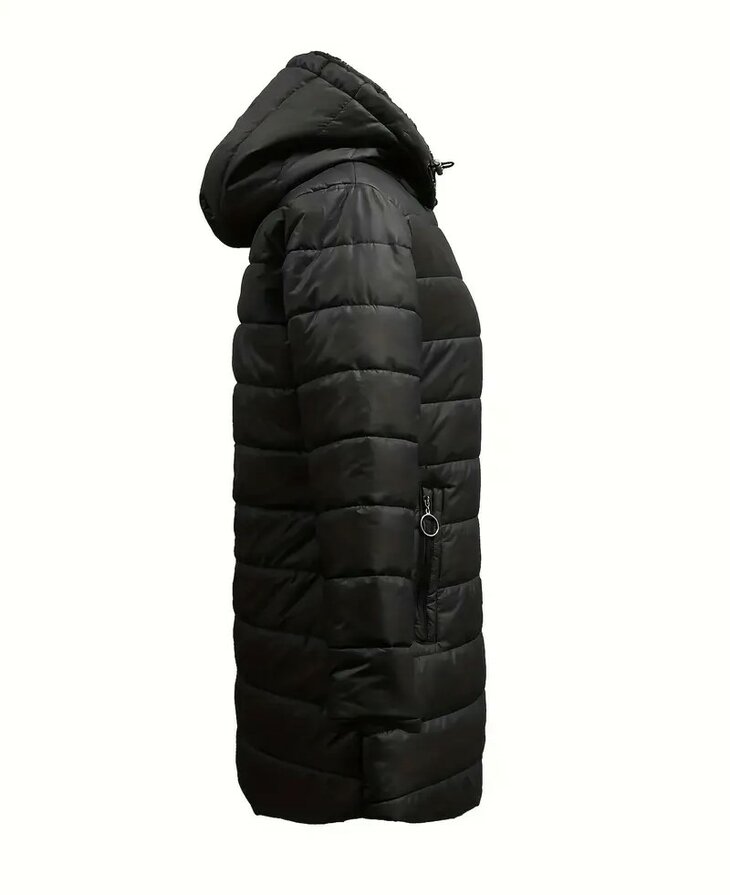 Winterjas Zwart, maat XXL