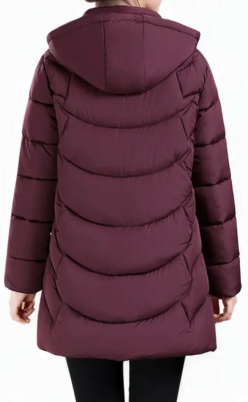 Winterjas Bordeaux Rood, maat XXL
