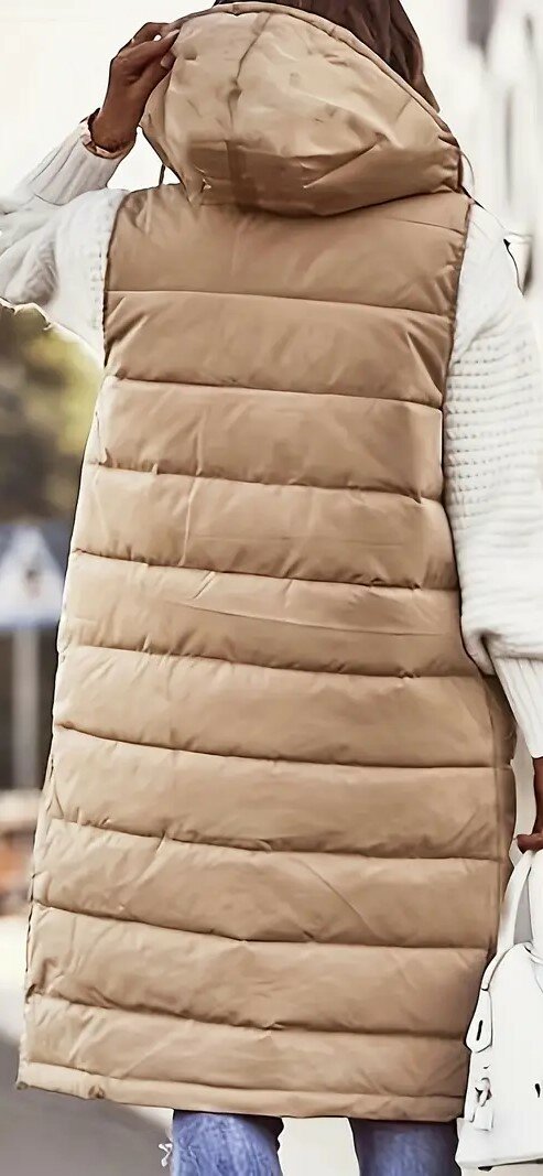 Lange Bodywarmer CAMEL