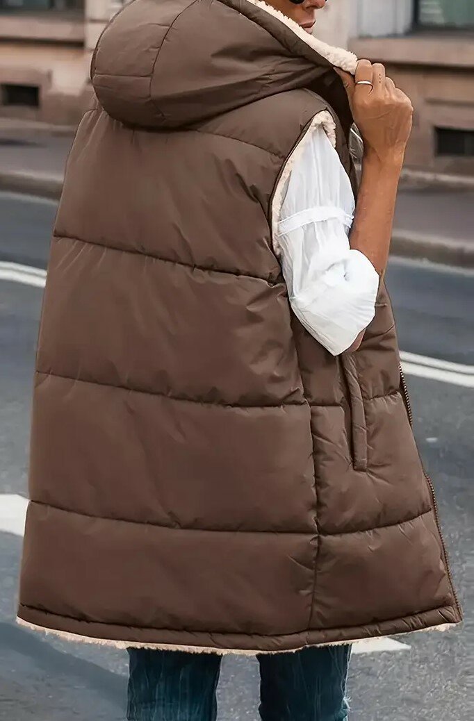 Bodywarmer KOFFIE BRUIN, maat XXL