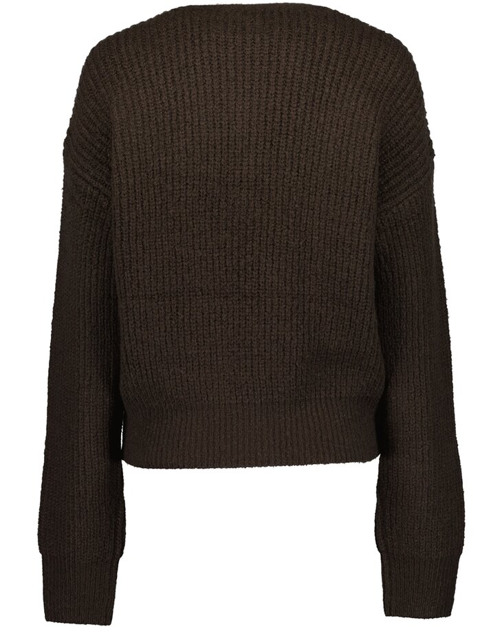 BLUE SEVEN vest Donkerbruin