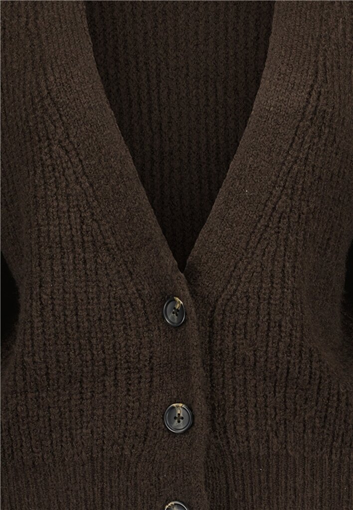 BLUE SEVEN vest Donkerbruin