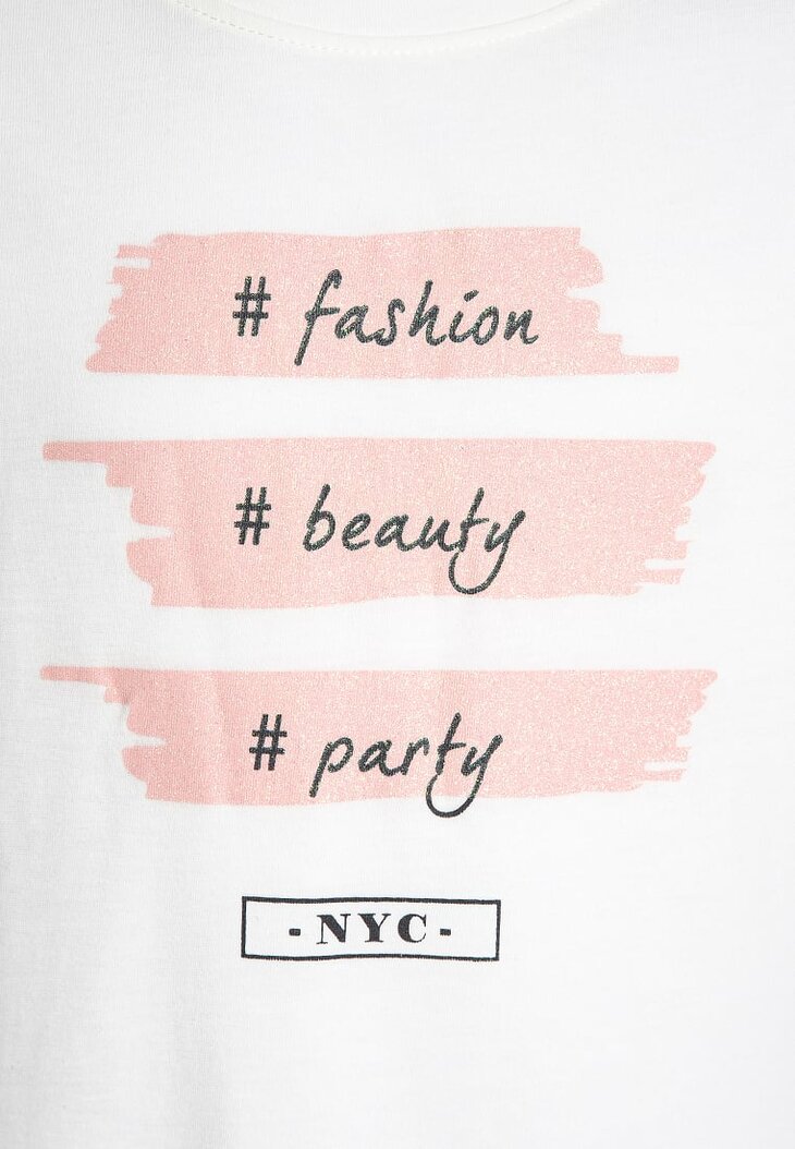 Blue Seven T-Shirt Meisjes Wit