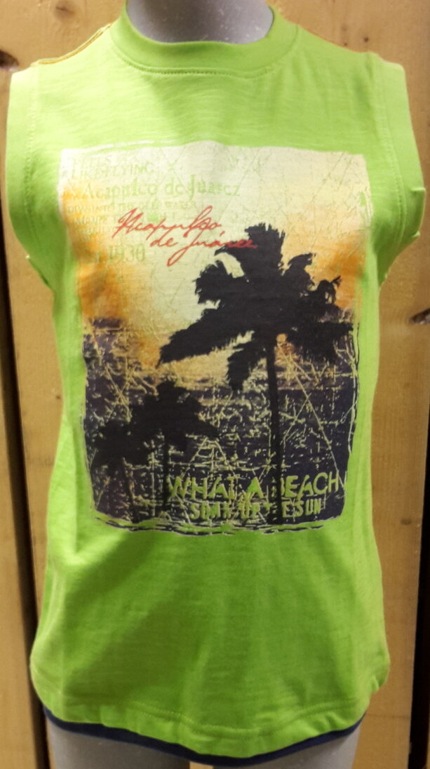 Blue Seven Hemd Jongens Groen