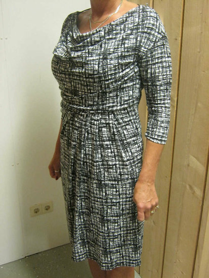 Blue Seven Jurk Dames Zwart / Wit