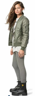 Blue Seven Bomerjack / Winterjas Legergroen