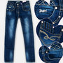Fanny-Look-Jeans-Meisjes-Donkerblauw Fanny-Look-Jeans-Meisjes-Donkerblauw